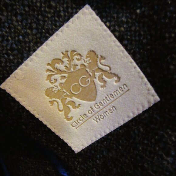 Circle of Gentlemen Women Blazer, Wool, Brown/Blue/Yellow, sz. 38(EU), S, - Picture 3 of 7